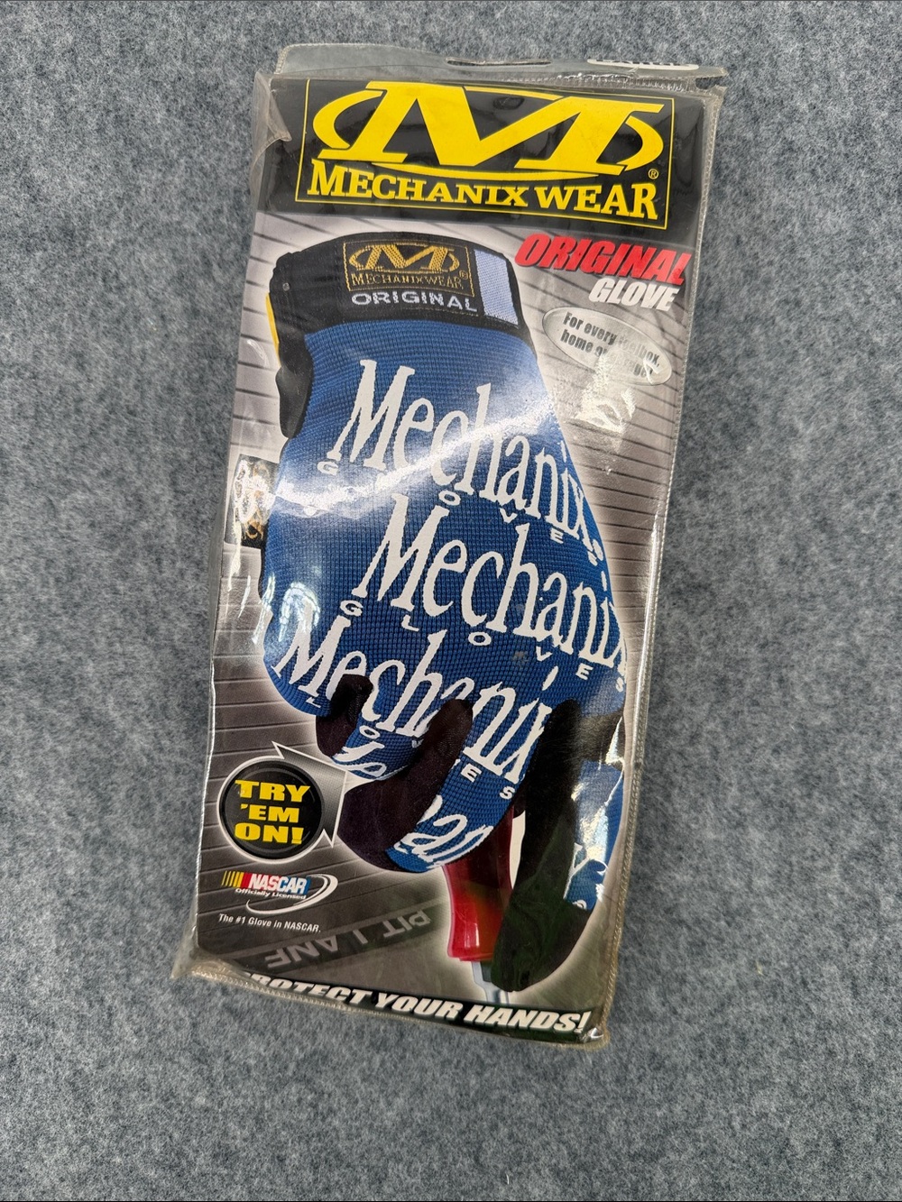 Mechanix Wear Original  work Gloves blue black white NWT
